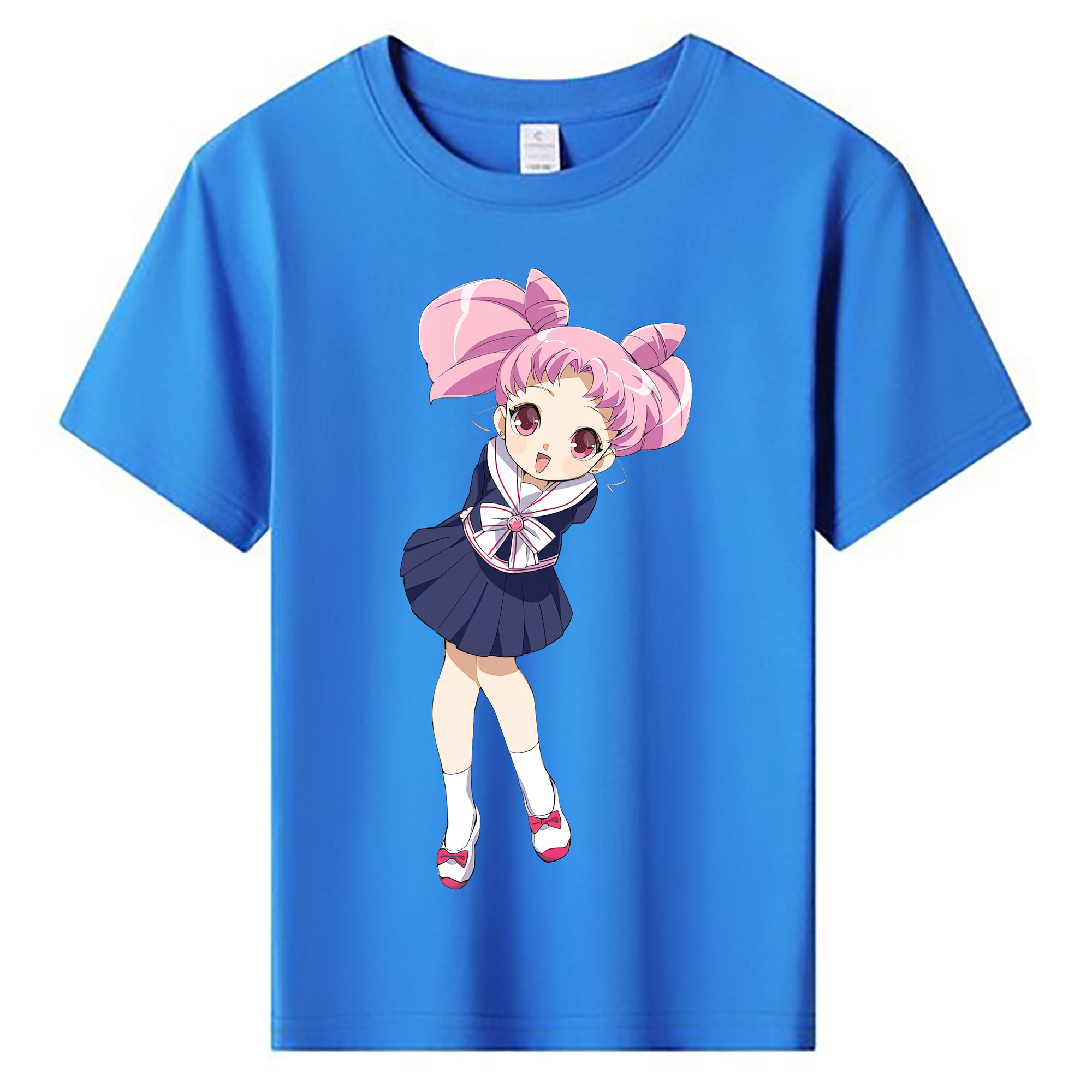 （画像用） 美少女戦士セーラームーン ちびうさ Sailor Moon Chibiusa Tsukino Usagi Small Lady Serenity 綿100％キッズTシャツ（フロントプリント）